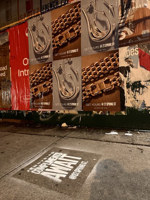 USA Sidewalk Adverts